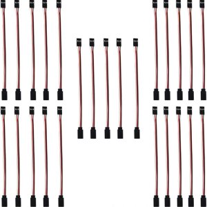 Extensión servo de 3 pines, macho y hembra JR Plug servo Cable de extensión de plomo, utilizado para aviones RC Quadcopter (6 tamaños) 5.9 in5.9 Extensión servo de 3 pines, macho y hembra JR Plug servo Cable de extensión de plomo, utilizado para aviones RC Quadcopter (6 tamaños) 5.9 in5.9