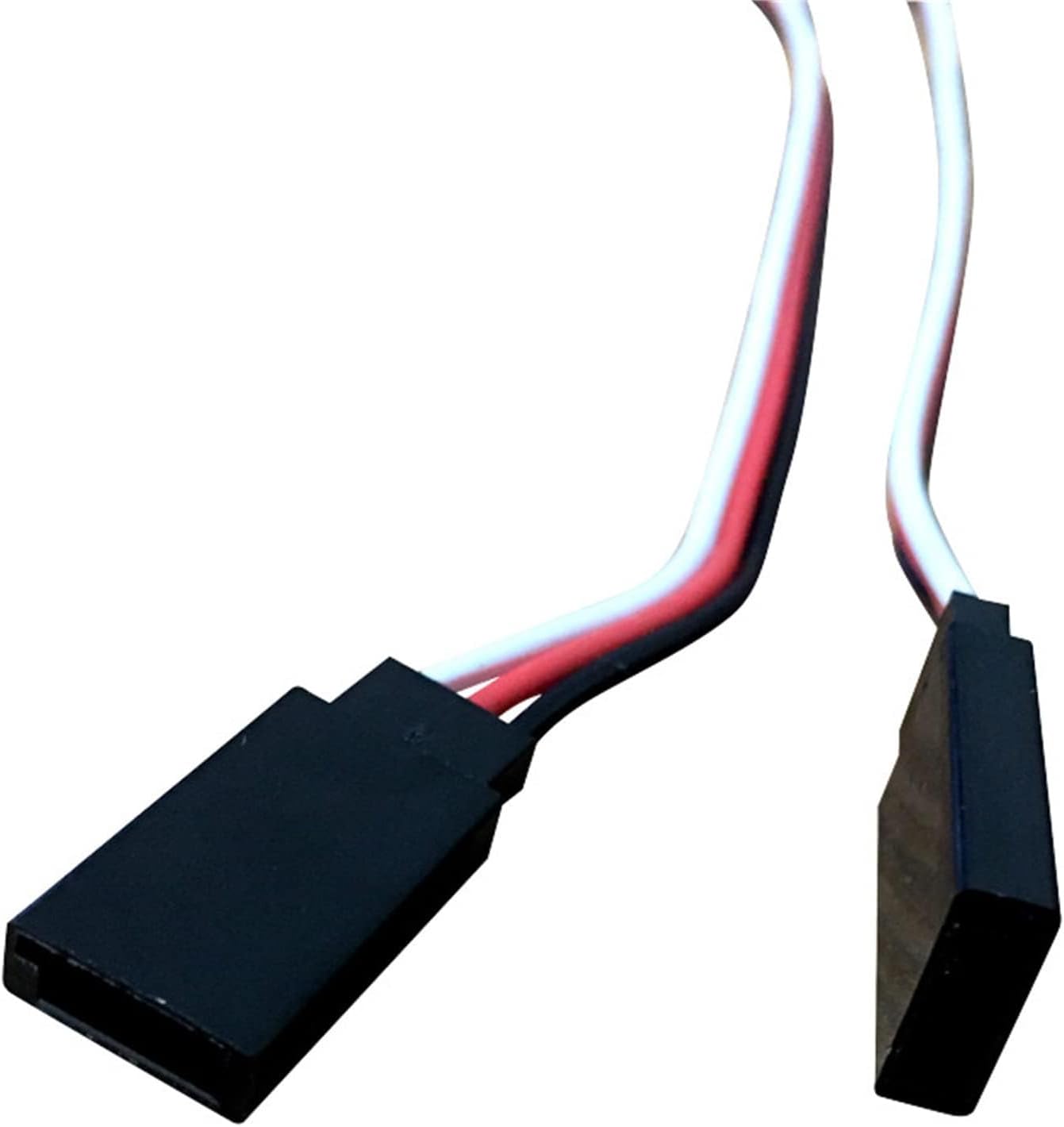 Extensión servo de 3 pines, macho y hembra JR Plug servo Cable de extensión de plomo, utilizado para aviones RC Quadcopter (6 tamaños) 15 cm5.9 in