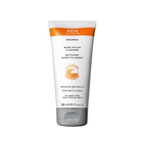 REN Clean Skincare – Limpiador micro polaco – Jabón facial exfoliante para pieles sensibles con AHAs y micro cuentas ámbar, libre de crueldad animal REN Clean Skincare – Limpiador micro polaco – Jabón facial exfoliante para pieles sensibles con AHAs y micro cuentas ámbar, libre de crueldad animal