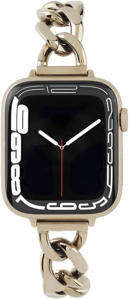 CASETiFY Correa de reloj de cadena acero inoxidable de alta calidad compatible con Apple Watch Series 8-1, SE, Ultra – 1.496 in1.575 in1.614 in1.654