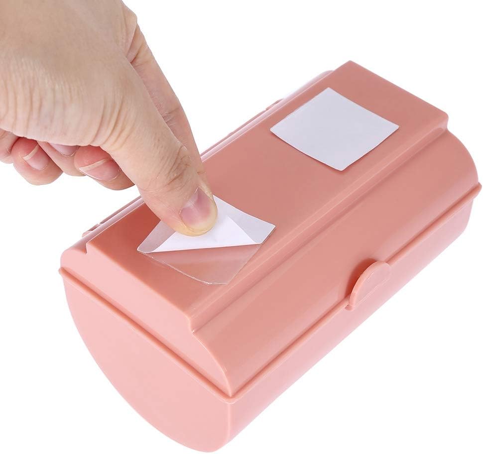 Caja de almacenamiento de bolsas de basura, 3 colores en la parte trasera adhesiva para montaje en pared, bolsa de plástico para basura, organizador