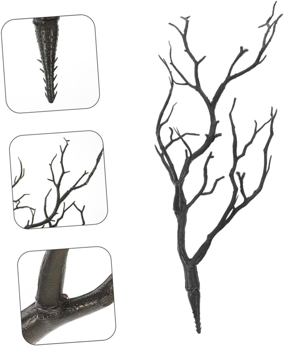 6 piezas de cuernos sintéticos, ramas artificiales, ramas de árbol, ramas de árbol pequeñas, ramas, ramas de cuernos falsos, diademas decorativas de