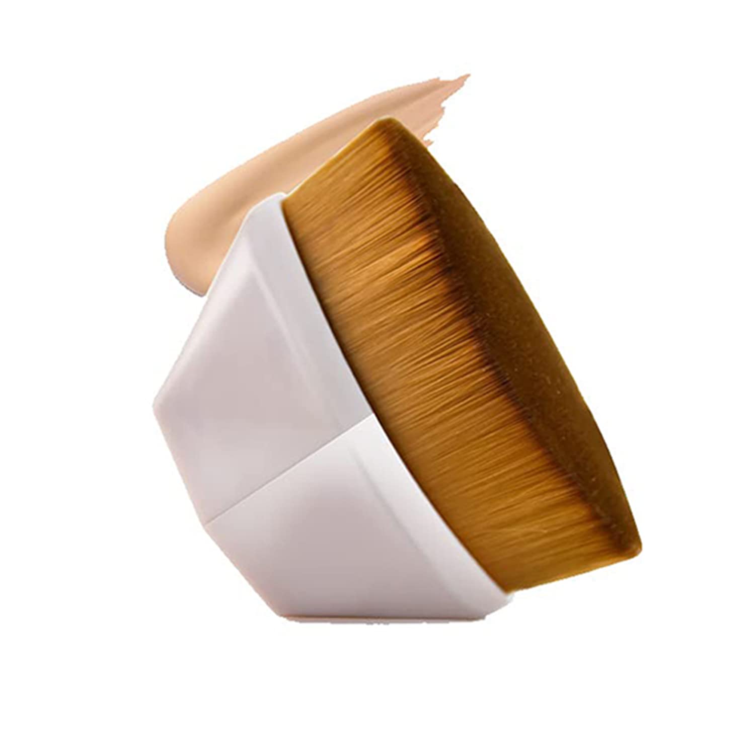 Cepillo de Maquillaje con Tapa Plana, Brochas de Maquillaje con Tapa Plana, Brochas de Maquillaje con Tapa Plana, Brochas de Maquillaje para Mezclar