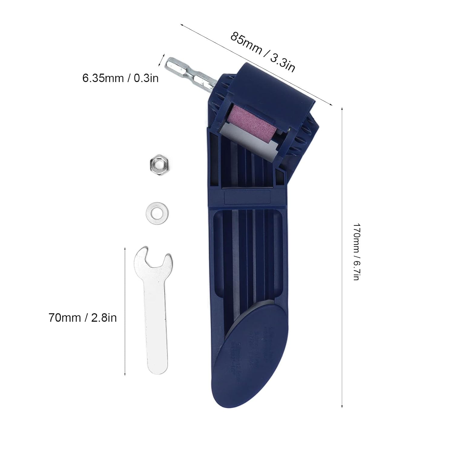 Afilador de brocas portátil, afilador de brocas, afilador de diamante, juego de herramientas de molienda para carpintería, taladro eléctrico,