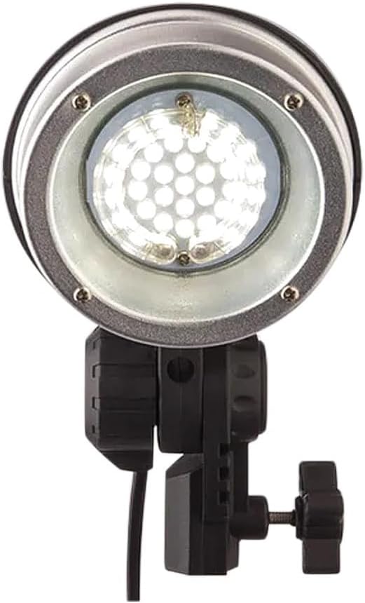 RBA S -160 – Iluminación LED para cabina de fotos, luz estroboscópica para fotografía, flash LED de policarbonato ligero con receptáculo de paraguas