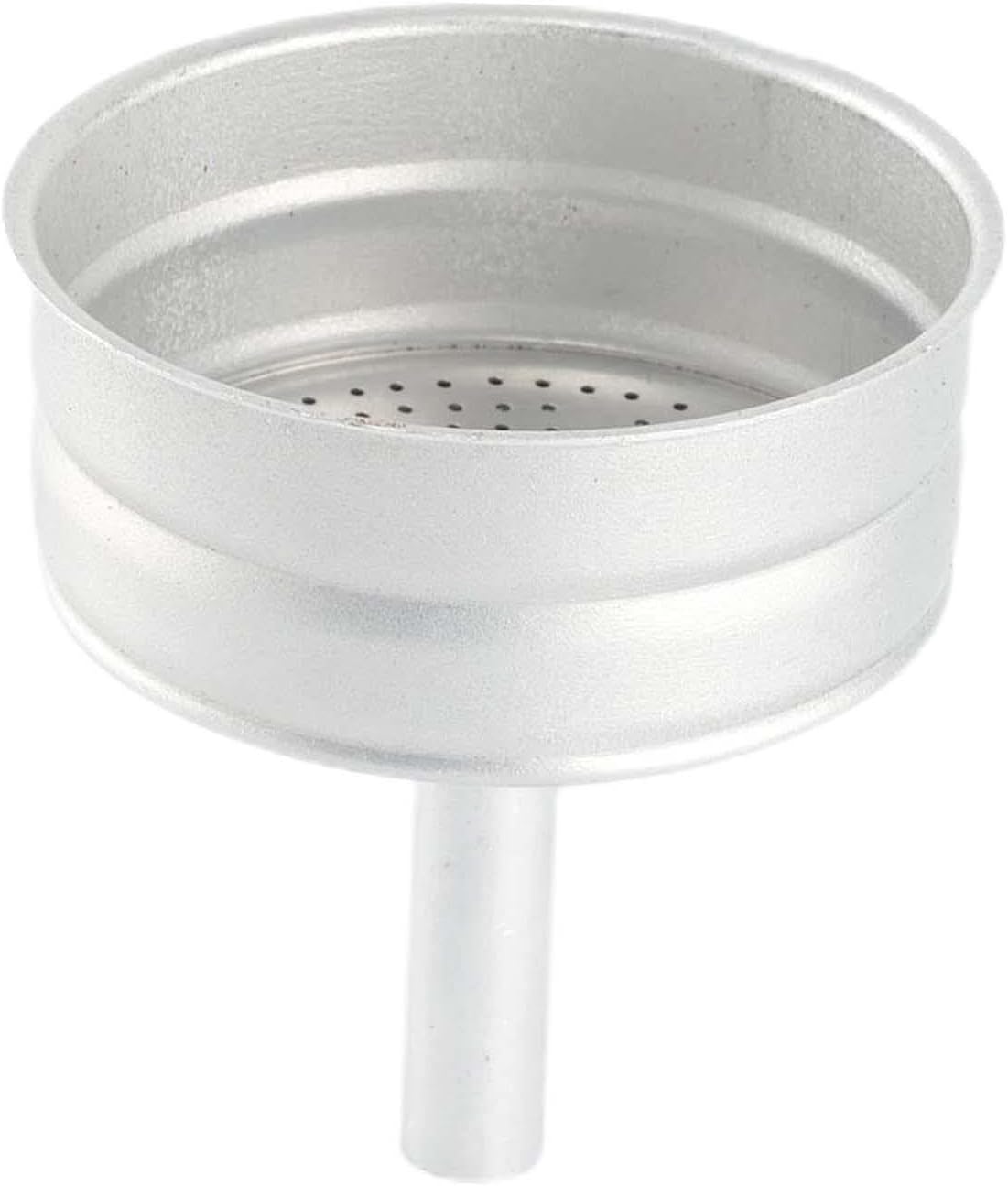 KLKCMS Embudo de olla Moka, embudo para cafetera, filtro de cafetera portátil, filtro de embudo para máquina de café expreso, accesorios para piezas