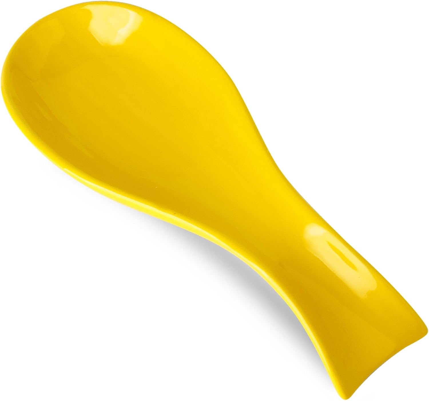 Hasense – Soporte de cuchara de cerámica para la parte superior de la estufa, soporte grande para cuchara de cocina para encimera de cocina, soporte