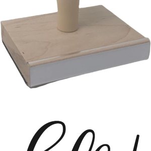 Hola sello de goma, 2 x 3″ sello de madera Hola sello de goma, 2 x 3″ sello de madera