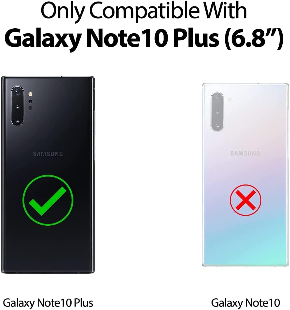 GOOSPERY Funda transparente para Samsung Galaxy Note 10 Plus (2019) Funda delgada de goma TPU (transparente)