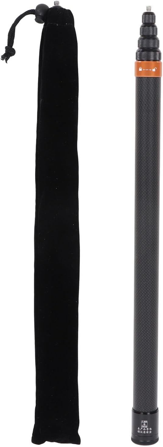 Palo selfie invisible de 118 pulgadas para insta360 X3, ONE RS, GO 2, ONE X2, ONE R, ONE X y otras cámaras deportivas, poste monopie extendido de 14