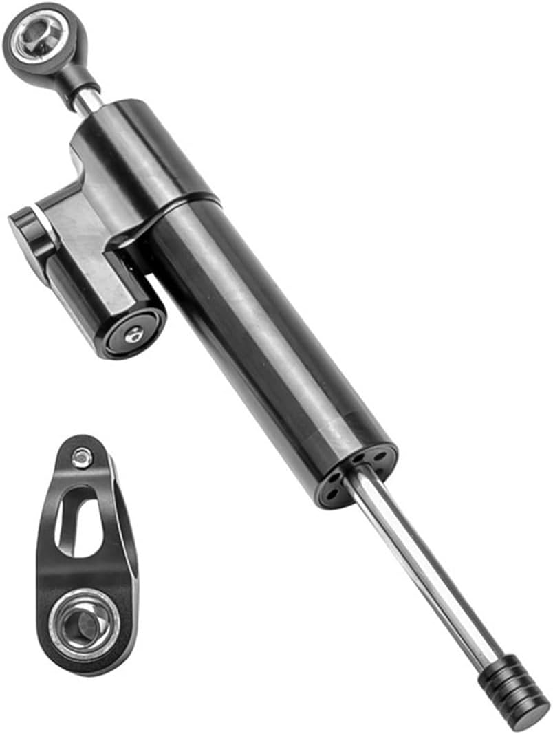 Compatible con Zero 10X – Amortiguador de dirección de scooter eléctrico, estabilizador de rueda delantera, accesorio de modificación con soporte de