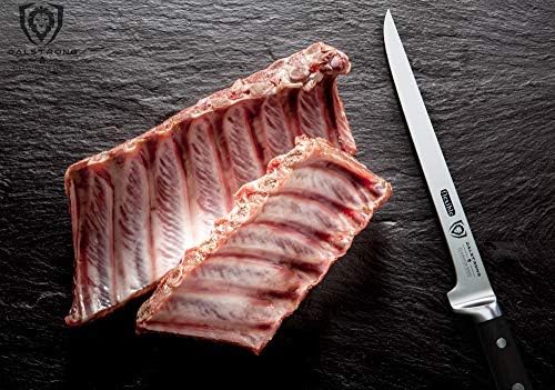 Dalstrong Cuchillo deshuesador  Hoja flexible de 8 pulgadas  Gladiator Series Elite  Cuchillo de cocina alemán forjado de acero de alto carbono