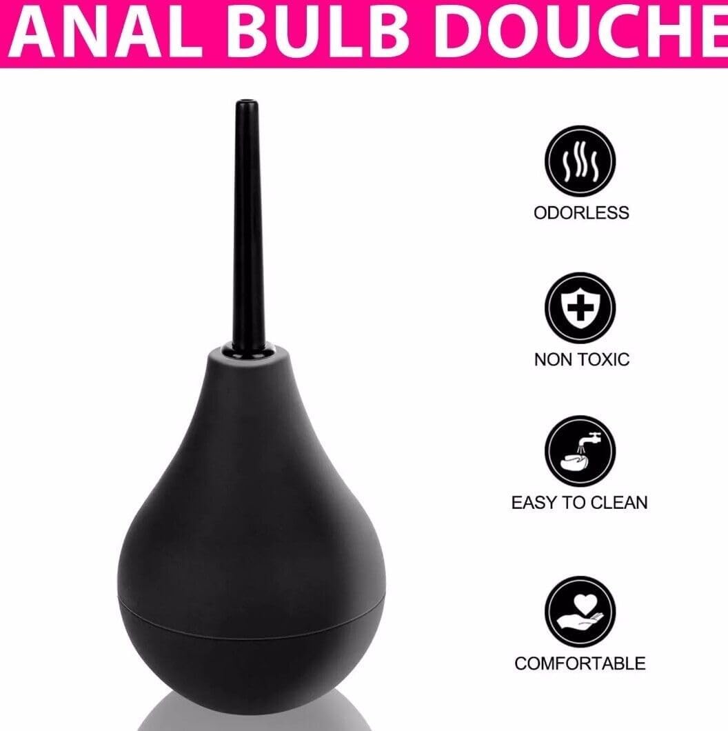 Materiales médicos Ducha anal Enema Bulbo Ducha vaginal Enemas Limpiador para la salud de las mujeres o el hombre para agua o café Limpieza de