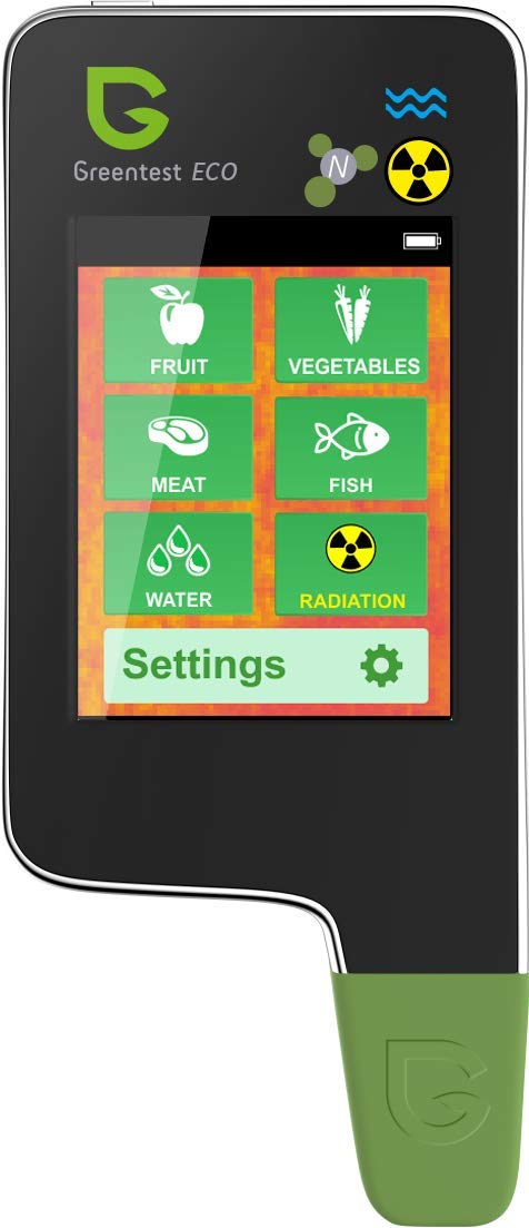 6 en 1 Greentest eco 5 Digital Food Nitrate Tester, detector de radiación de alta precisión Geiger contador medidor de calidad de agua TDS Dosímetro