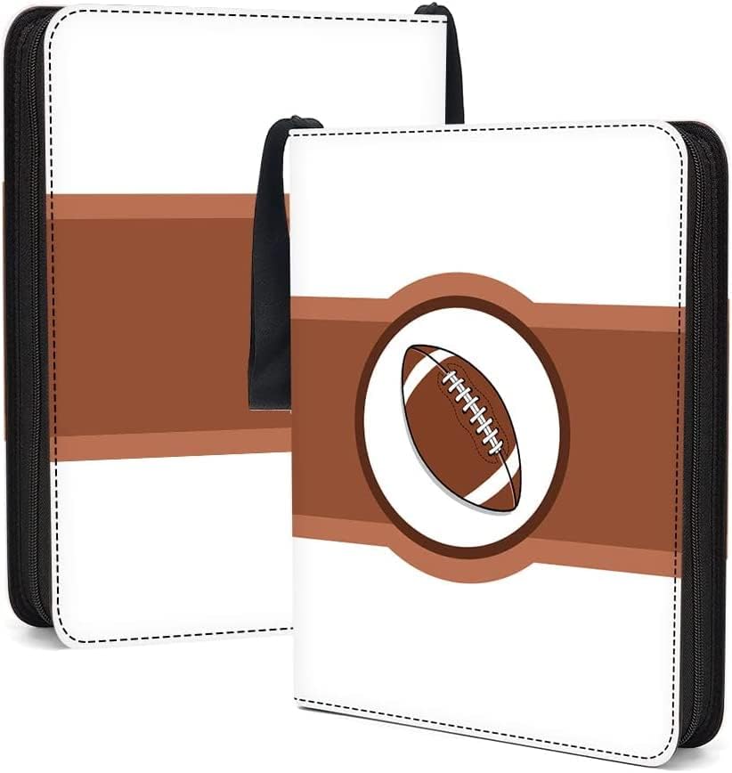 FOME – Carpeta para tarjetas de fútbol con 480 bolsillos, 4 bolsillos, para 480 tarjetas, 3 anillos, expandible para coleccionistas de tarjetas de