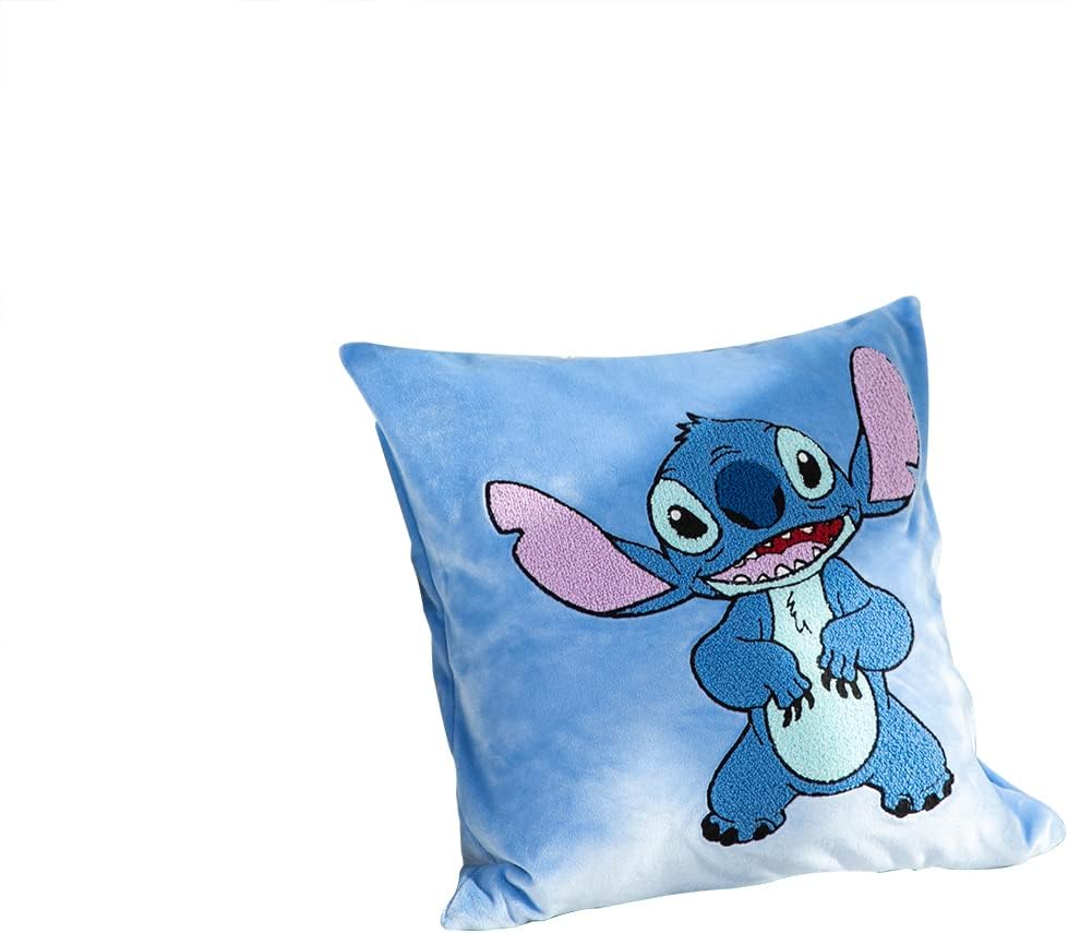 COSUSKET Fundas de almohada, almohada de terciopelo bordado de dibujos animados en 3D, regalos para niños y niñas