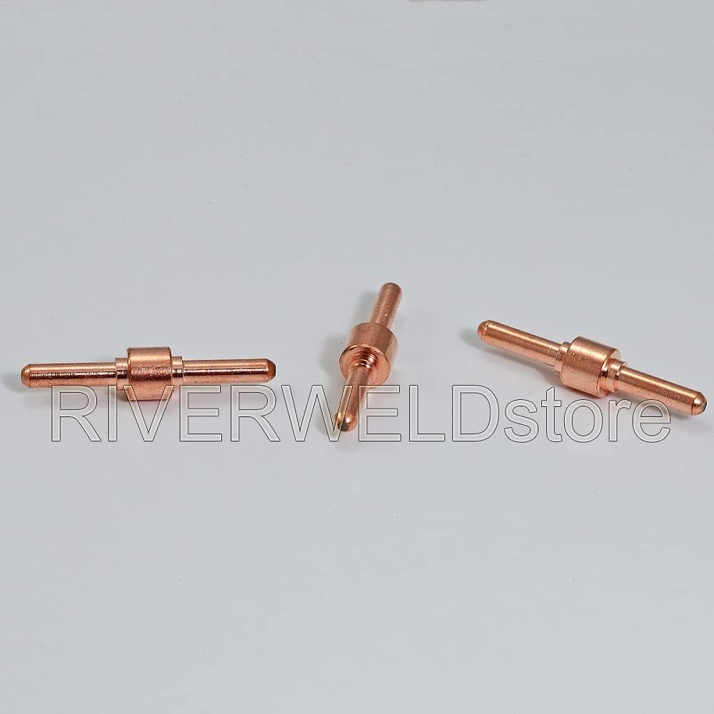 RIVERWELD 60pcs ESAB L-TEC PT-31 JG-40 WSD-LG40 Electrodo de plasma 18205L Consejos Boquilla 18866L Extendido Escudo Sudario Copa 18204 Kit Fit