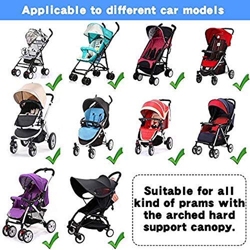 Parasol universal para cochecito de bebé, protección solar para cochecitos, asientos de automóvil, cochecito, cochecito de bebé, protector solar,
