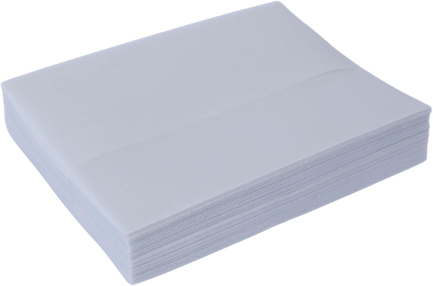 Paquete de 100 chaquetas de vellum preplegadas para invitaciones de 5 x 7 pulgadas, sobre de vellum para invitaciones de boda, sobres de papel
