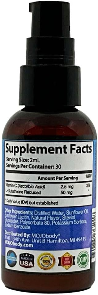 Nano Glutatión 2oz Spray Bottle Eleva tu salud con 100% Absorción Ultra Nanotecnology Glutatión Master Antioxidante