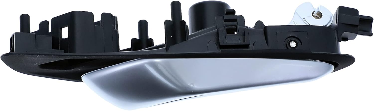 Dorman 15754 – Manija de puerta interior del lado del pasajero delantero compatible con modelos seleccionados de Chevrolet, plateada negro