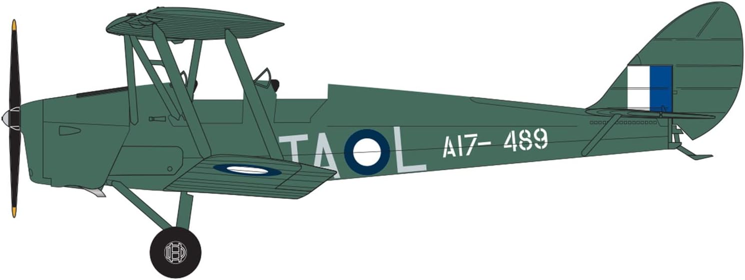 Airfix De Havilland DH.82a Tiger Moth 172 Kit de modelo de plástico de aviación militar A02106