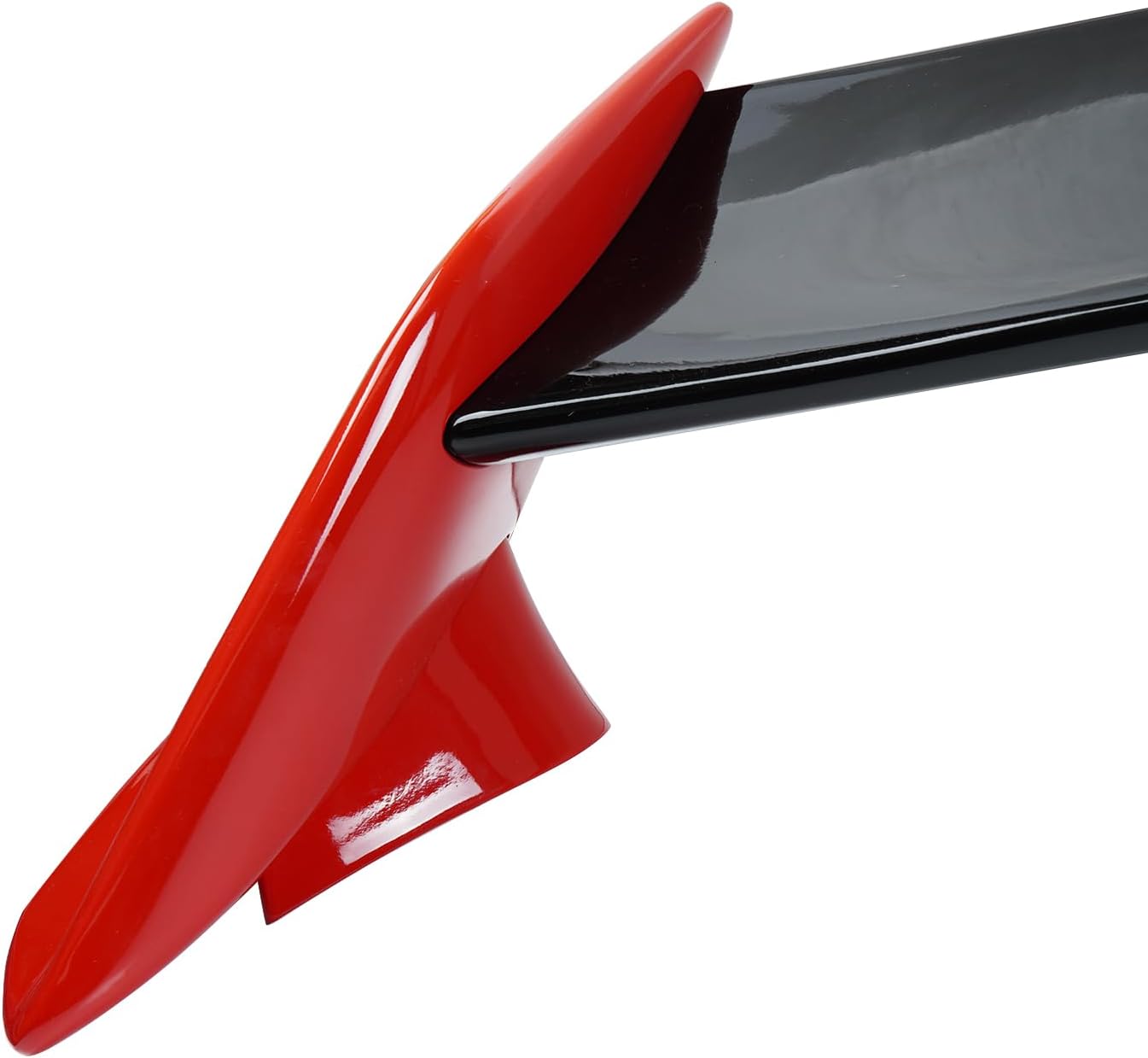 ZXMT Hatchback 2 tonos rojo negro tipo R estilo alerón necesita montaje simple para 2016 2017 2018 2019 2020 2021
