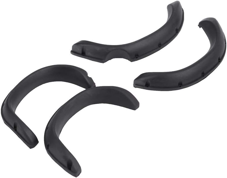 Llamarada de la defensa del coche de RC, ruedas de goma para cejas, guardabarros compatibles con TF2 escala 110 control remoto oruga