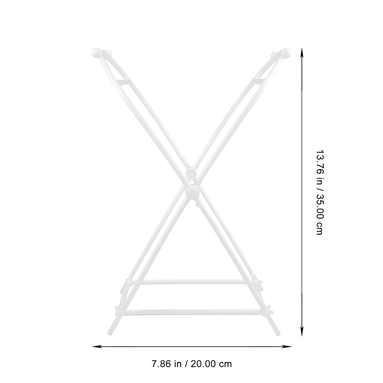 Healifty Soporte de bolsa de basura portátil Pp Estante de almacenamiento blanco simple