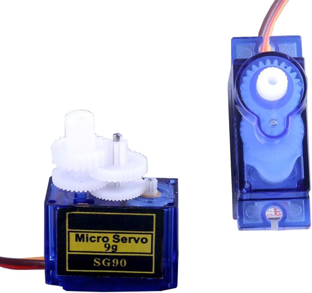 1 Unidades RC Servo Motor Probador Controlador Kit +180 grados 0.32 oz Servo con 6V Soporte de Batería para Robótica RC Coches Helicópteros Aviones