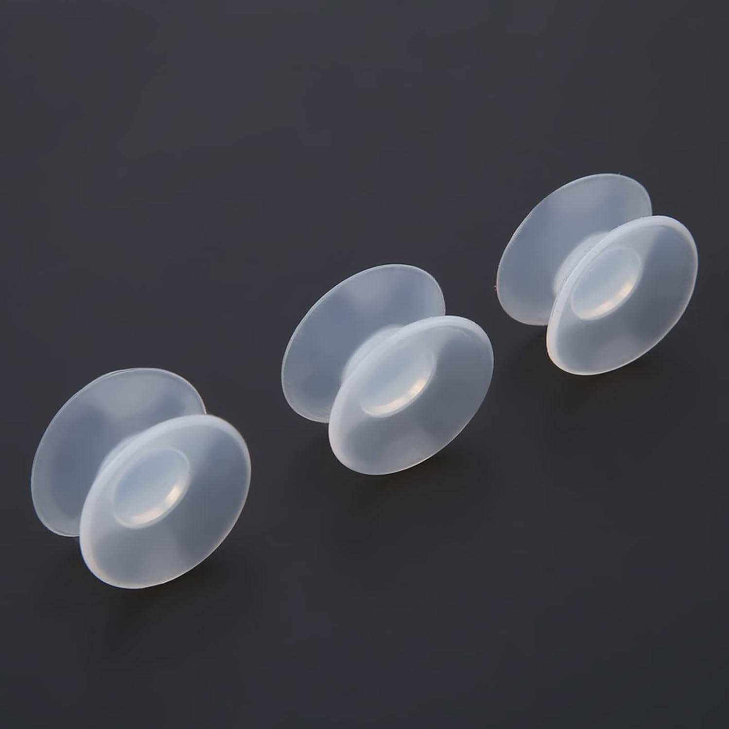 Fydun 10pcs Silicone Double Sided Suction Cupor Glasishrium