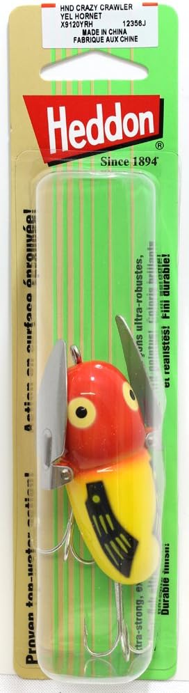 Heddon Crazy Crawler Wild-Action Topwater – Señuelo de pesca
