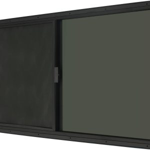Ventana de caravana, 24 pulgadas de ancho x 20 pulgadas de alto, deslizador horizontal de lágrima, ventana universal para RV con pantalla compatible Ventana de caravana, 24 pulgadas de ancho x 20 pulgadas de alto, deslizador horizontal de lágrima, ventana universal para RV con pantalla compatible