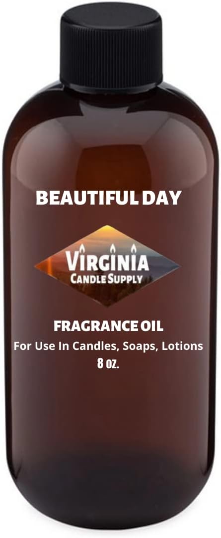 Beautiful Day Aceite de fragancia (nuestra versión de la marca) (botella de 8 onzas) para hacer velas, hacer jabón, fabricación de tartas, aerosoles