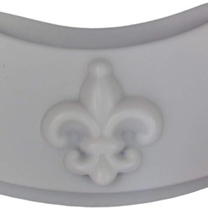 Fleur De Lis – Molde de plástico para manualidades con bordes curvados con hormigón o cemento para hacer piedras de jardín 5028 Fleur De Lis – Molde de plástico para manualidades con bordes curvados con hormigón o cemento para hacer piedras de jardín 5028