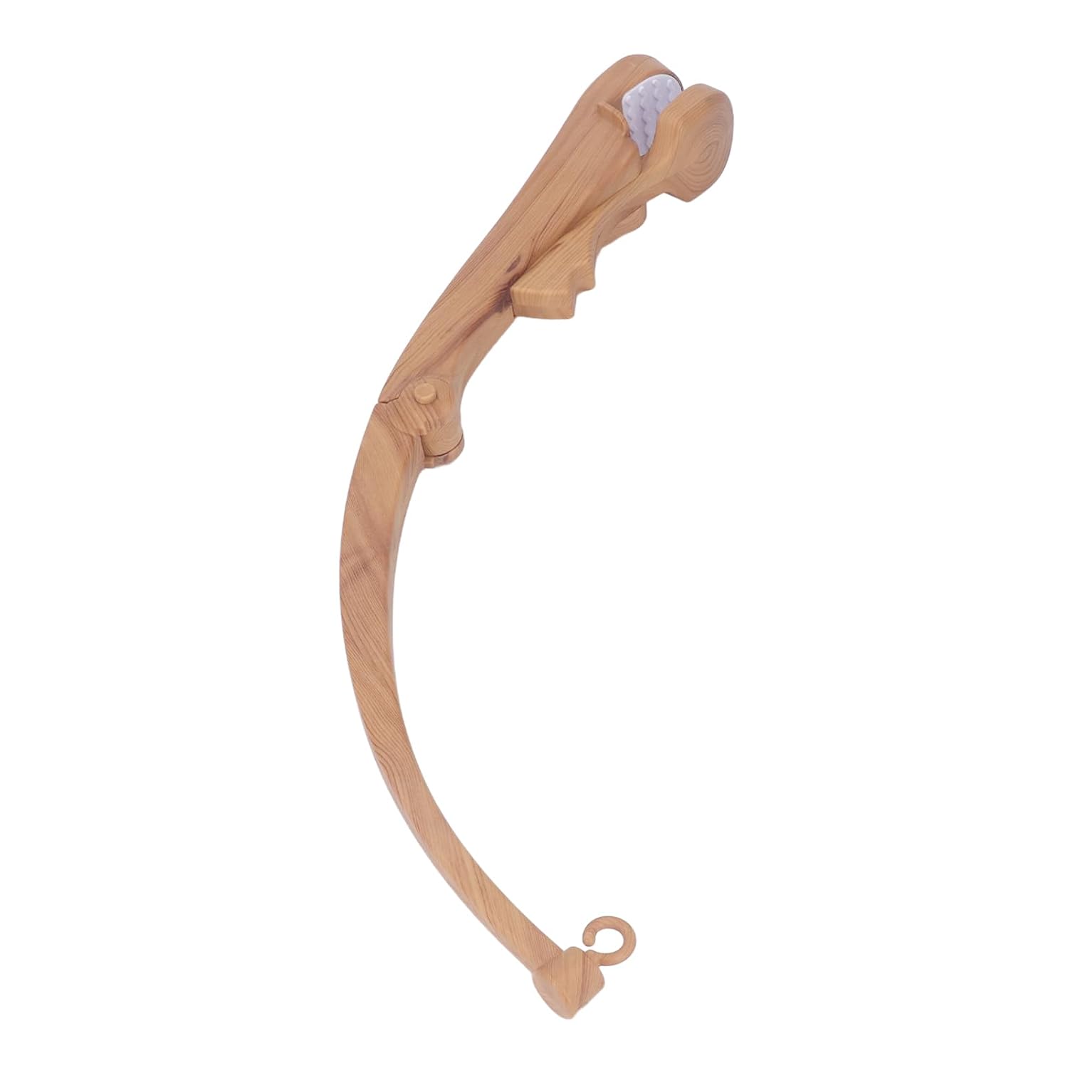 Brazo móvil para cuna de imitación de madera, de grano plegable para cuna, accesorios de juguetes