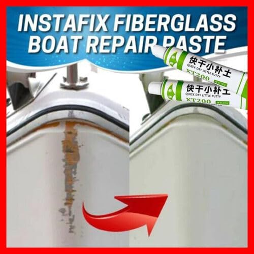 Gogolonge – Pasta de reparación de barcos de fibra de vidrio, masilla pequeña de secado rápido, herramientas de reparación de retoque para