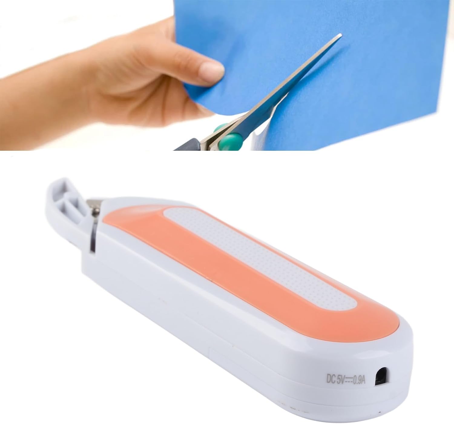 Tijeras eléctricas inalámbricas Mini Blis Cuchillas Fuente de alimentación Fuente de alimentación Dual Soporta ABS de metal pequeño portátil