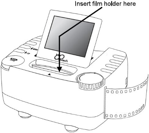 DBTech Soportes de película de repuesto para diapositiva de película DB-FS150 y escáner negativo – 3 películas de tira y 1 soporte de marco único
