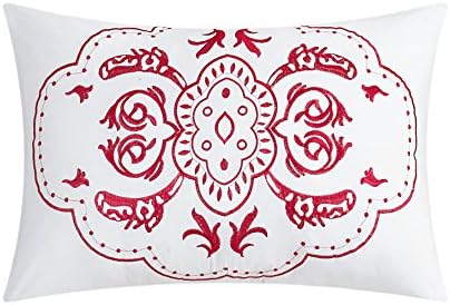 Chic Home Bristol – Juego de funda reversible de 4 piezas, edredón tamaño Queen, color rosa