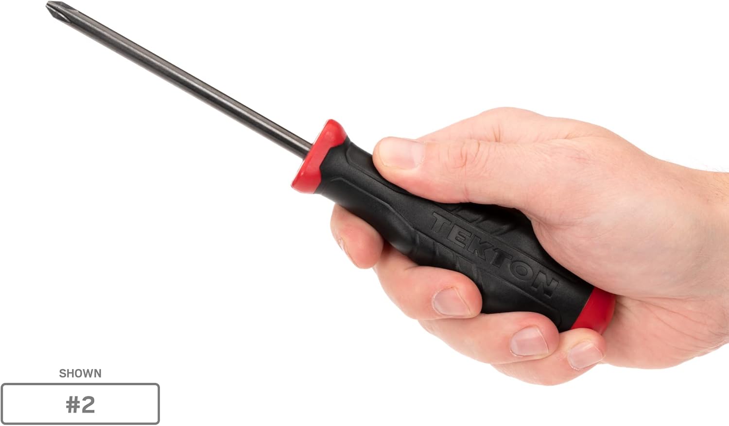 TEKTON Juego de destornilladores de hoja de óxido negro de alto par, 10 piezas (#0-#3, 18-516 pulgadas)  DRV41239