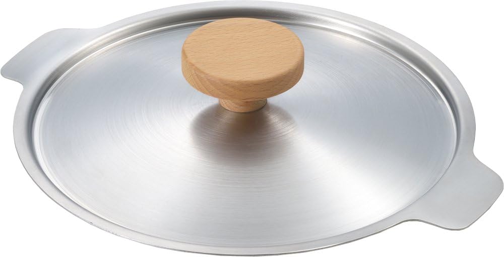 Yoshikawa aikata 1510229 – Maceta Yukihira con tapa, fabricada en Japón, 7.1 pulgadas (7.1 in), olla con una sola mano, Tsubamesanjo, vertido de