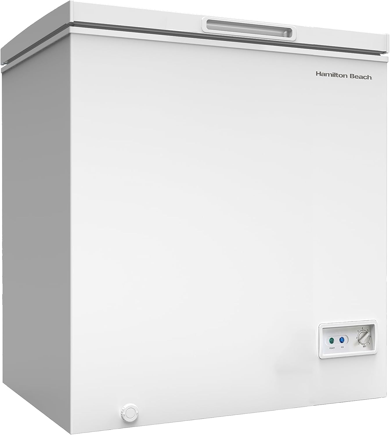 Hamilton Beach HBFRF700-WHITE-COM, congelador profundo, 7 pies cúbicos de capacidad, cesta de alambre recubierta de vinilo extraíble con termostato