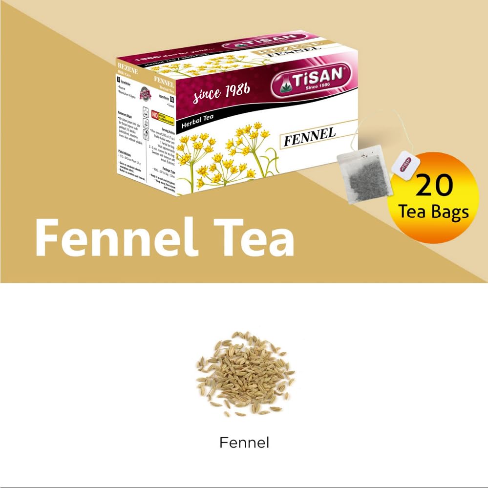 Té de hinojo de Tisan – 2 cajas en total 40 bolsas de té