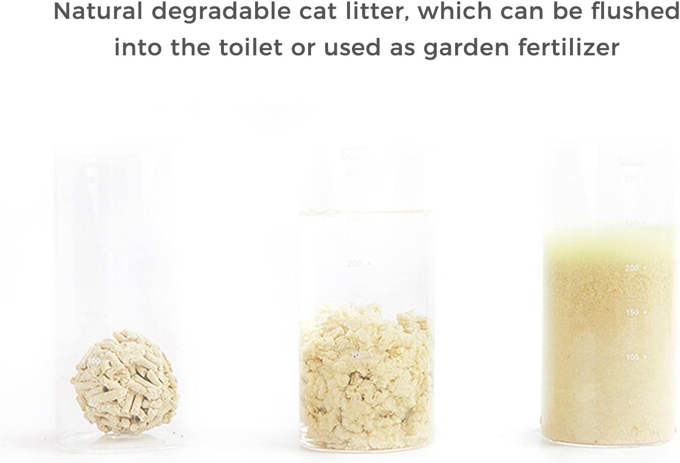Bluerise Arena para gatos de tofu de 6 libras x 4 pulgadas, sin polvo, para gatos, absorbe rápidamente los olores de los gatos, el inodoro para