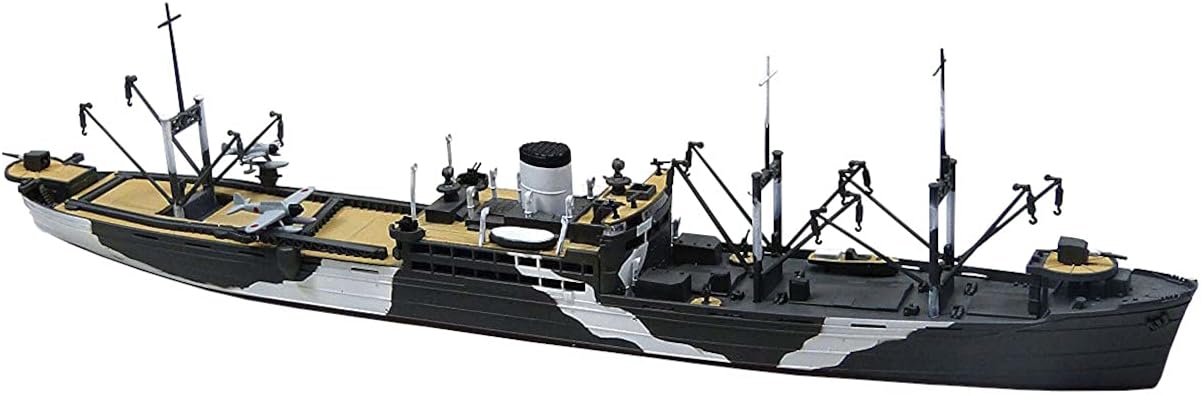 Aoshima Bunka Kyozai 1700 Water Line Series – Transportador especial para embarcaciones de agua japonés azul marino Kimikawa Maru de plástico modelo