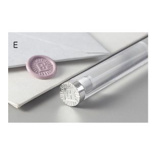 Sello de cera del alfabeto E con inicial, sello de cera de sellado de letras vintage con cabeza de latón extraíble y mango de madera, para Sello de cera del alfabeto E con inicial, sello de cera de sellado de letras vintage con cabeza de latón extraíble y mango de madera, para