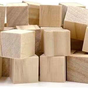 Bloques de madera para manualidades, cubos de madera sin terminar, bloques de madera natural de 0.8 in, paquete de 80 bloques cuadrados de madera, Bloques de madera para manualidades, cubos de madera sin terminar, bloques de madera natural de 0.8 in, paquete de 80 bloques cuadrados de madera,