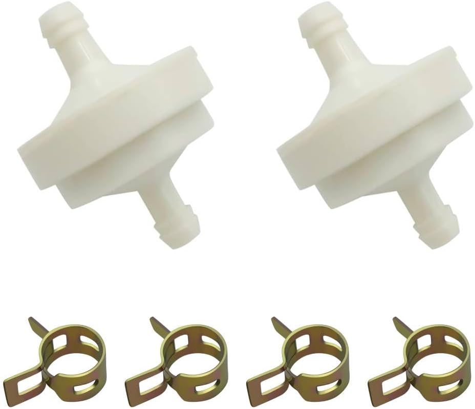 Filtro de combustible de gas en línea ID de 14 de pulgada para Briggs Stratton Craftsman Toro 394358s 56679 394358 394358S 7014359YP 56679MA x2 con