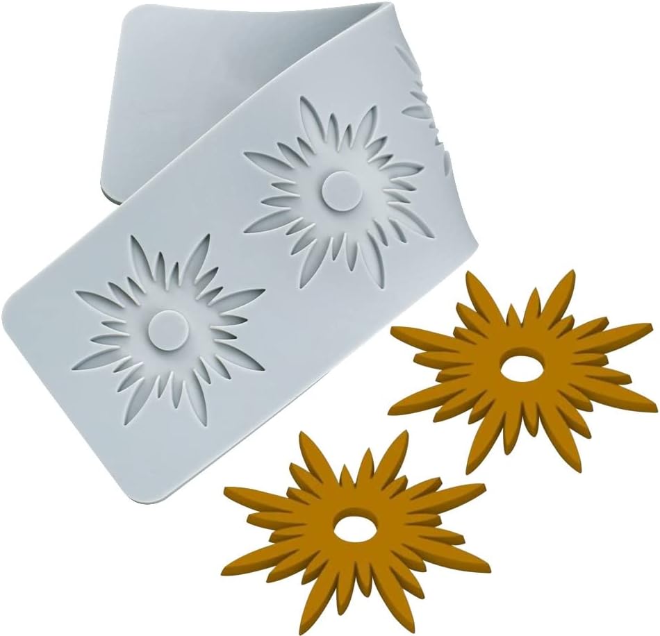 Molde de silicona 3D Star Fondant Lace Pad Cake Molde de silicona para pastel de fondant, molde de silicona para fondant, molde de arcilla de